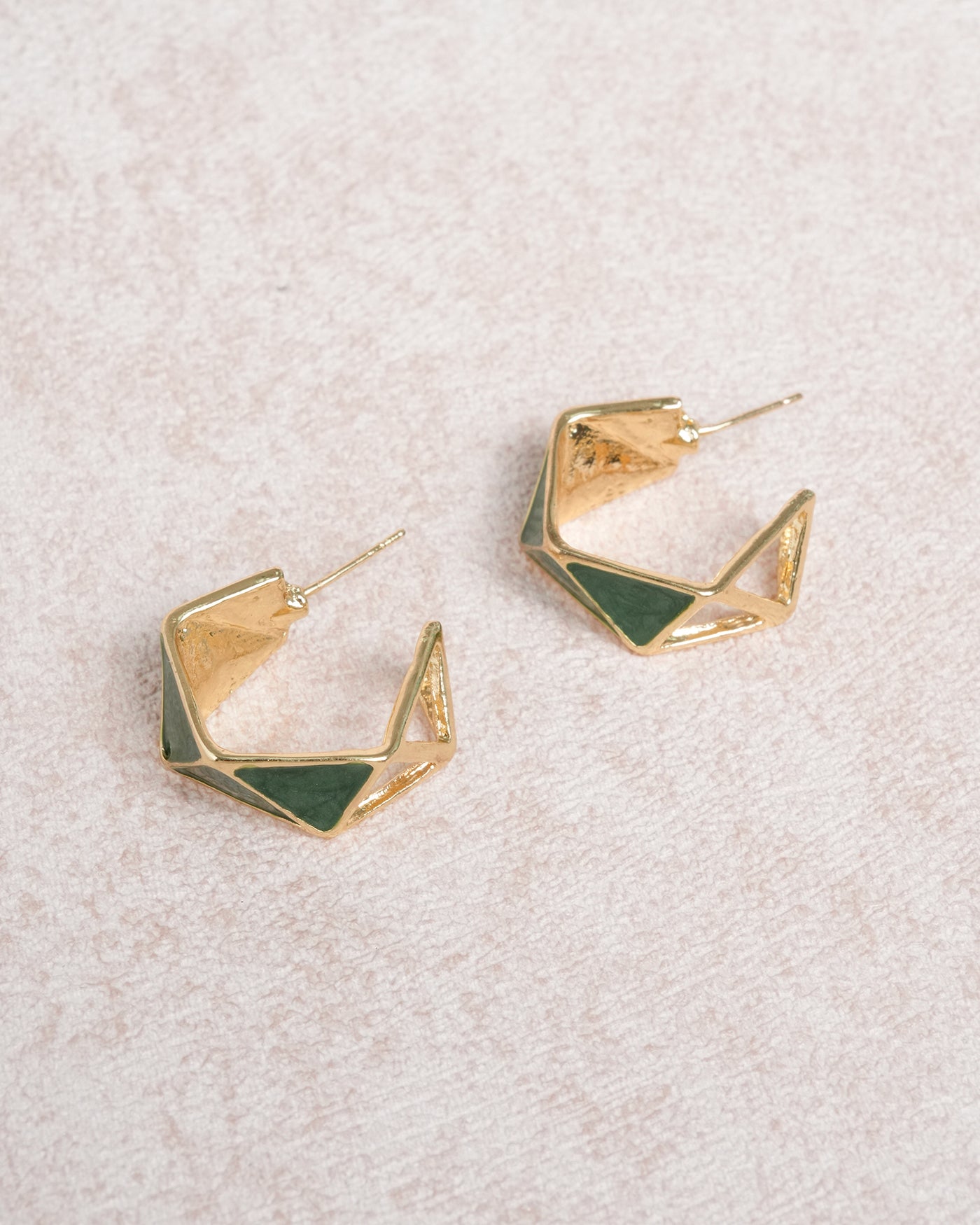 Green Earrings