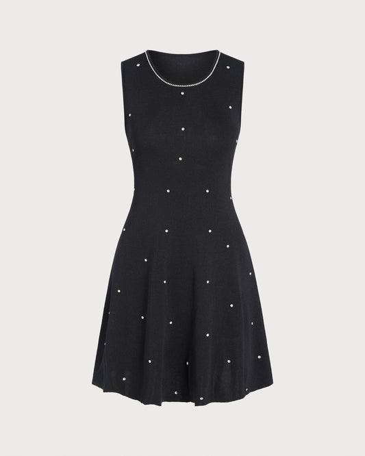 Minivestido Negro Sin Mangas
