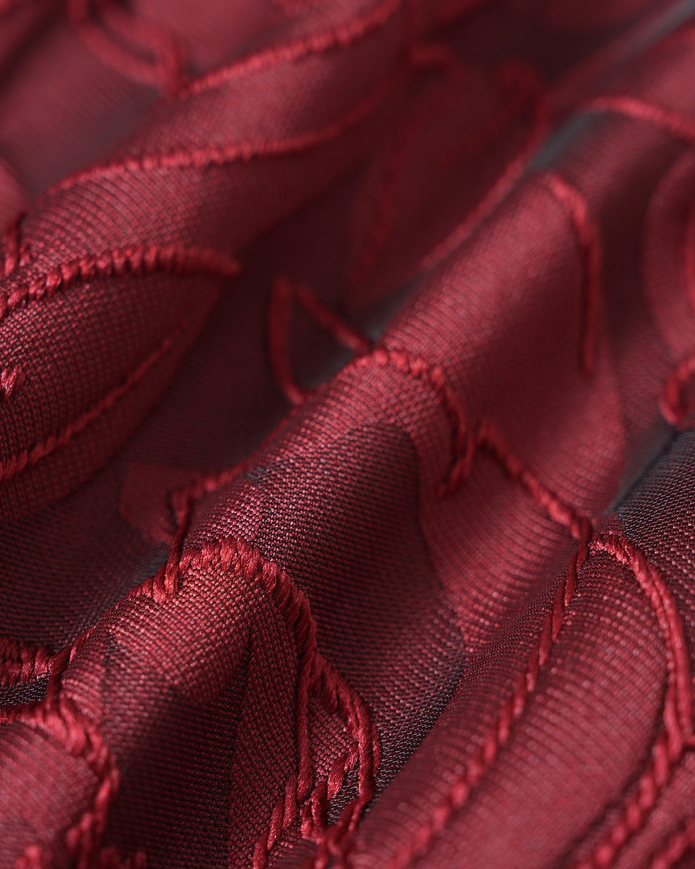 Red Jacquard Off The Shoulder Mini Dress